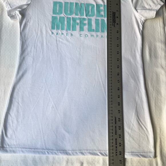 The Office Women’s Short Sleeve Size M, White, Dunder Mifflin Inc Paper Company - Picture 4 of 6